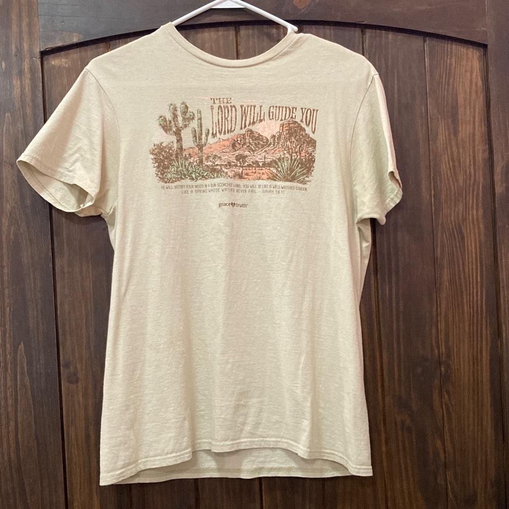 Isaiah 58:11 Desert Scene T-Shirt for Women